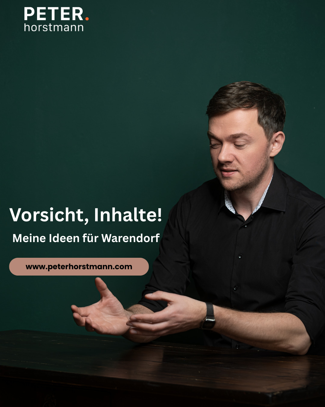 Vorsicht, Inhalte! 📃💡
Ab sofort auf www.peterhorstmann.com: Meine Ideen für Warendorf, die ich mit euch umsetzen möchte!
Unter „Vorsicht, Inhalte!“ findet ihr das aktuelle Wahlprogramm und einen ehrlichen Blick zurück: Was haben wir gemeinsam auf den Weg gebracht? Was läuft gut? Wo gibt es noch Handlungsbedarf?
Vor fünf Jahren stand „Vision 2030“ auf dem Plan – einiges davon ist heute Realität. Aber es bleibt noch viel zu tun. Neue Themen, neue Herausforderungen, und die Frage: Warum trete ich erneut an und werbe um euer Vertrauen für weitere fünf Jahre?
Offen, nachvollziehbar und klar formuliert.
Ich freue mich, wenn ihr vorbeischaut, euch einlest und eure Meinung dazu teilt.
#Warendorf2025 #Kommunalwahl #Bürgermeisterwahl #ZukunftGestalten #deineStimmeunserWeg #GemeinsamFürWarendorf
Foto: @mhauschild
